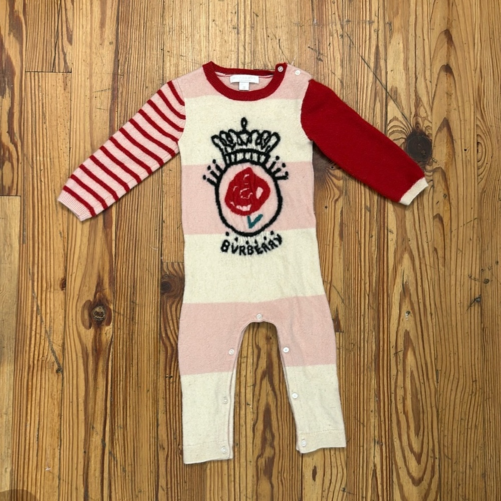 100% Cashmere Rose and Crown Jumpsuit